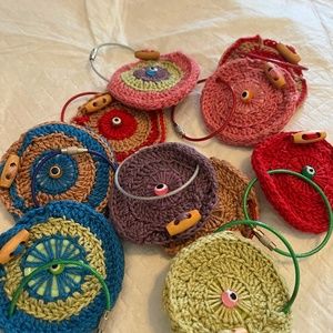 Handmade keychain with secret cash holder